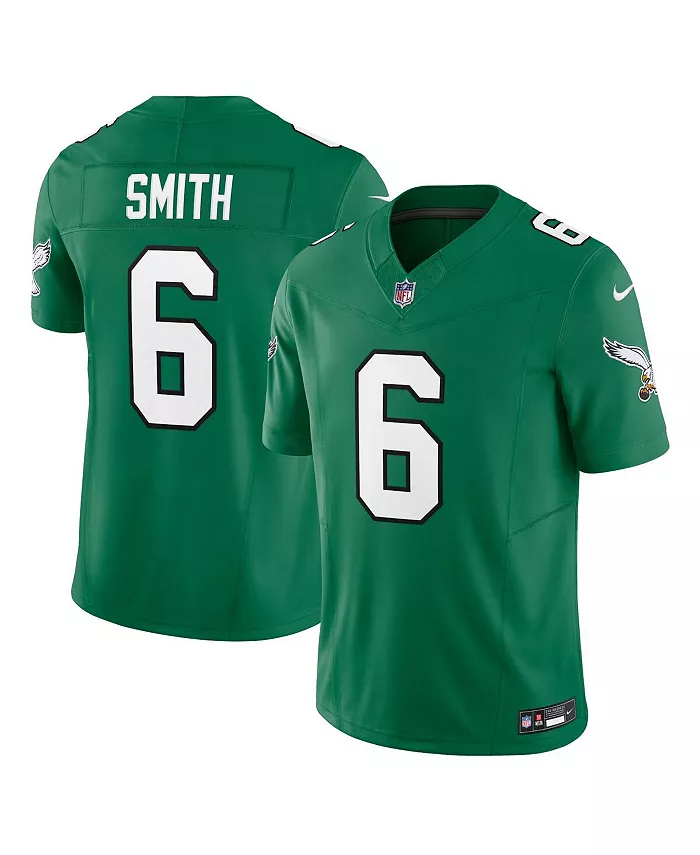 

Мужская лимитированная джерси Philadelphia Eagles Vapor F.U.S.E. DeVonta Smith Kelly Nike, зеленый