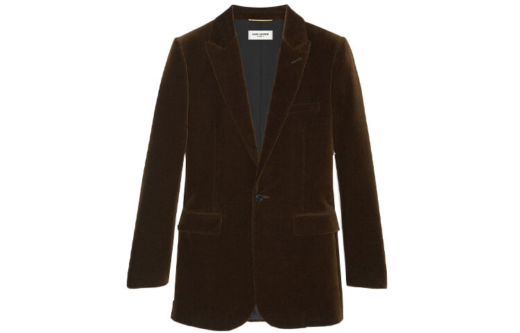 

Деловой костюм женский глубокий хаки Saint Laurent