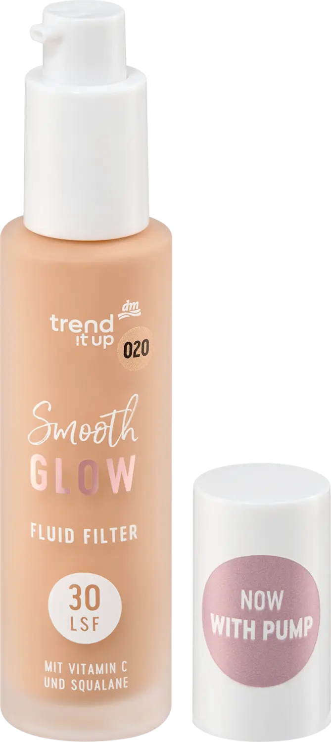 

Тональный крем trend !t up Foundation Smooth Glow Fluid Filter LSF 30, 020 Warm Beige, 30 ml