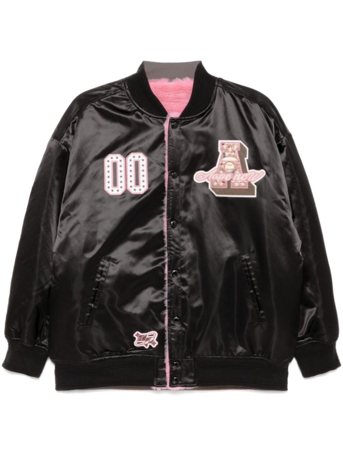 

Бомбер с логотипом AAPE BY *A BATHING APE, черный