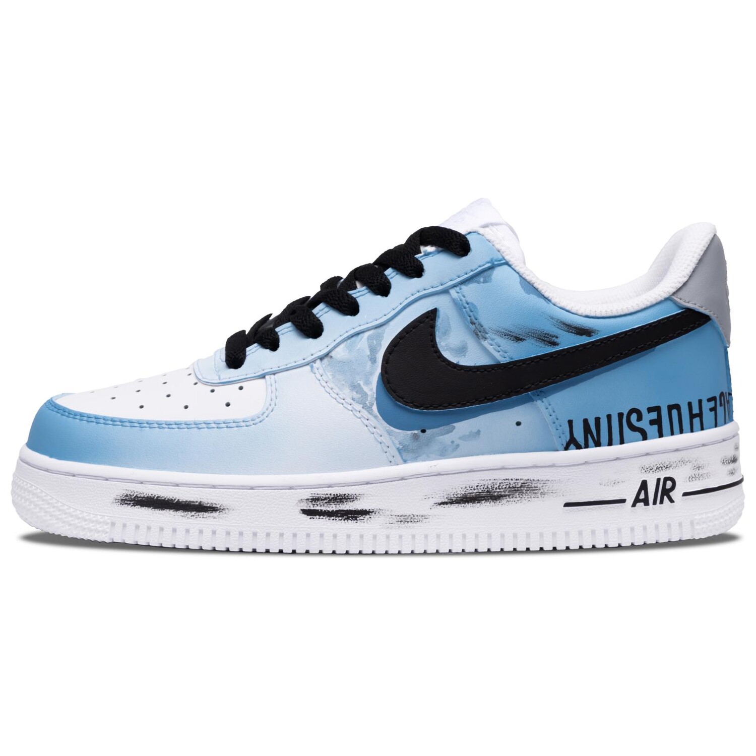 

Кроссовки Nike Air Force 1 Skateboarding Shoes Women's Low-top White/blue, синий