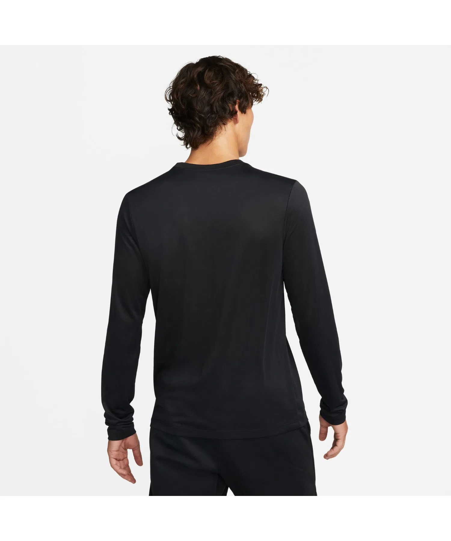 Мужская футболка NIKE DF RLGD Reset с длинным рукавом белая — фото 3