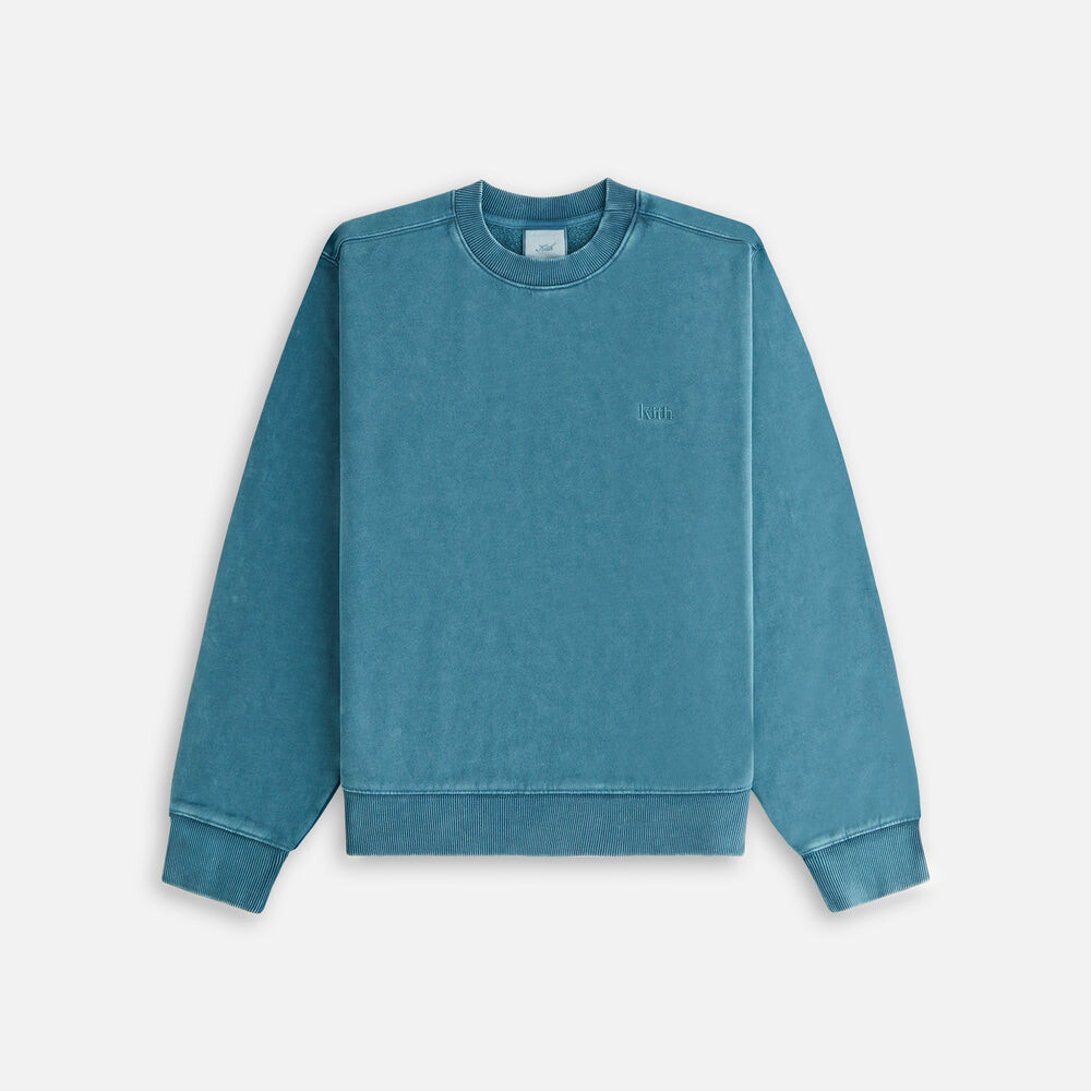 

Толстовка Kith Women Ashwin Sueded Crewneck, цвет Anchor