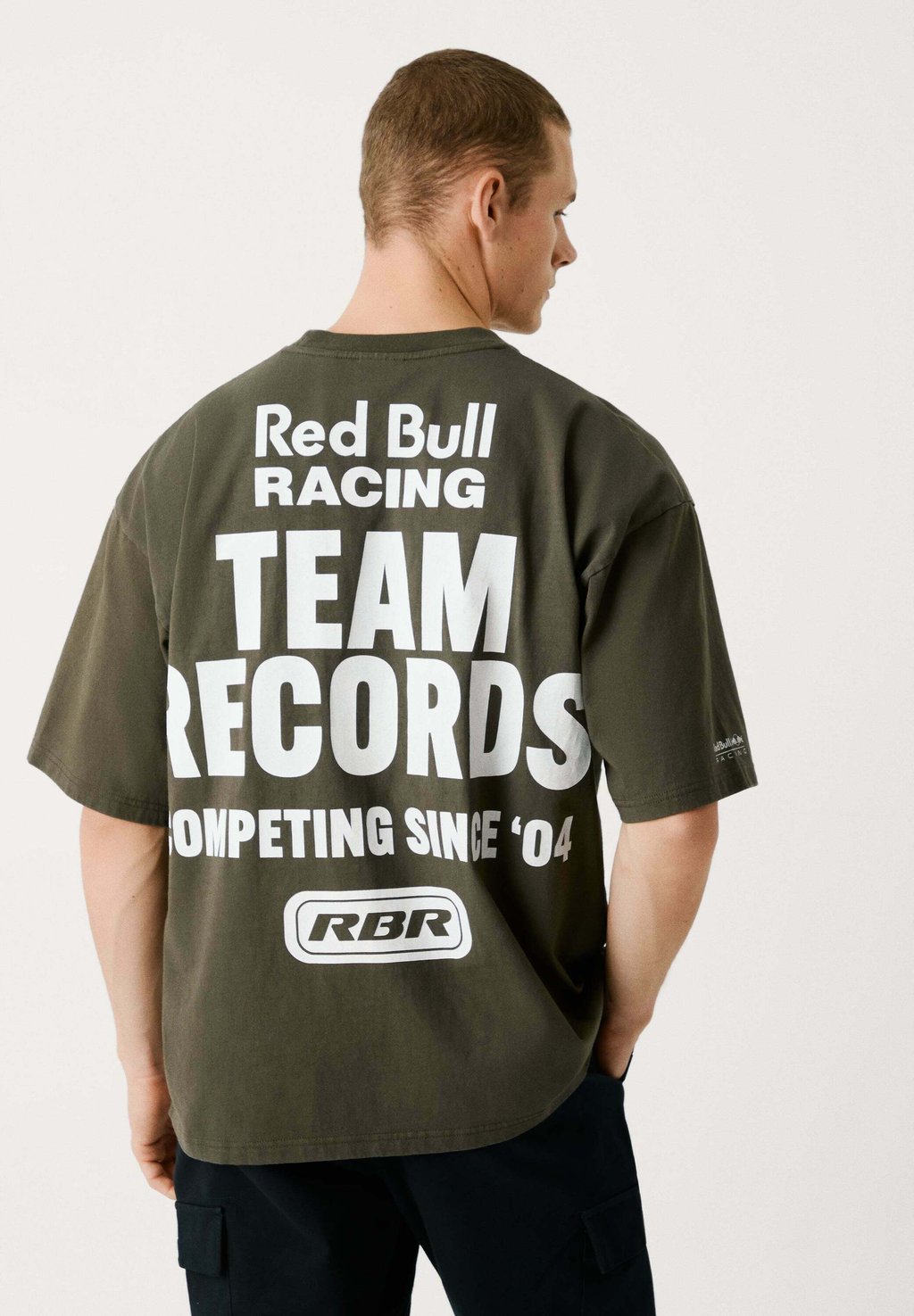 

Футболка с принтом TEAM RECORDS TEE Red Bull Racing x Pepe Jeans, темно-зеленый