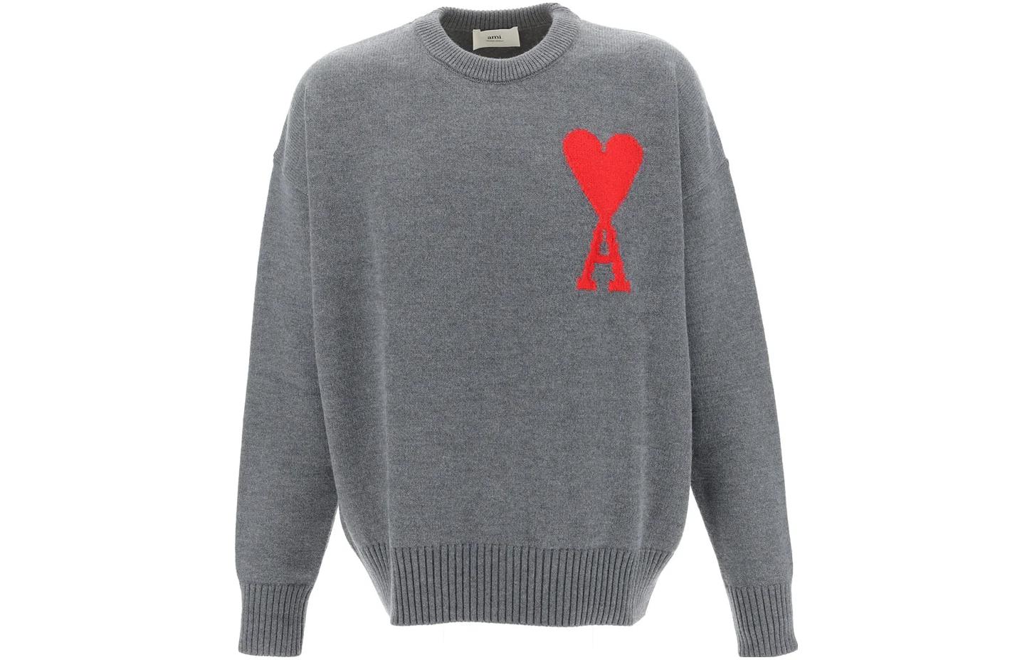 

Ами париж ami de coeur мерлус оверсайз свитер AMIPARIS, серый