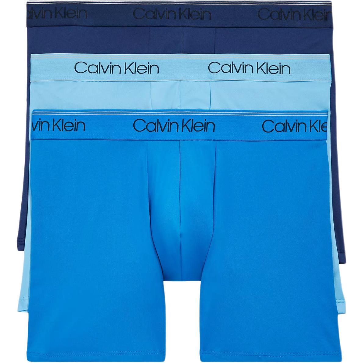 

Мужские трусы 3 штуки Calvin Klein, светло-голубой