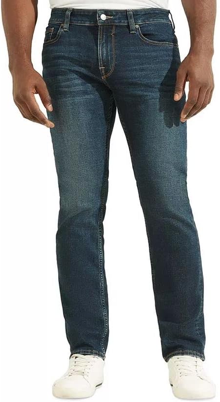 

GUESS Мужские джинсы Eco Slim Straight, Blue Guitar