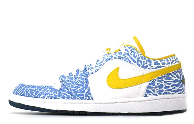 

Кроссовки Jordan 1 Retro Low West Coast, Желтый, Кроссовки Jordan 1 Retro Low West Coast