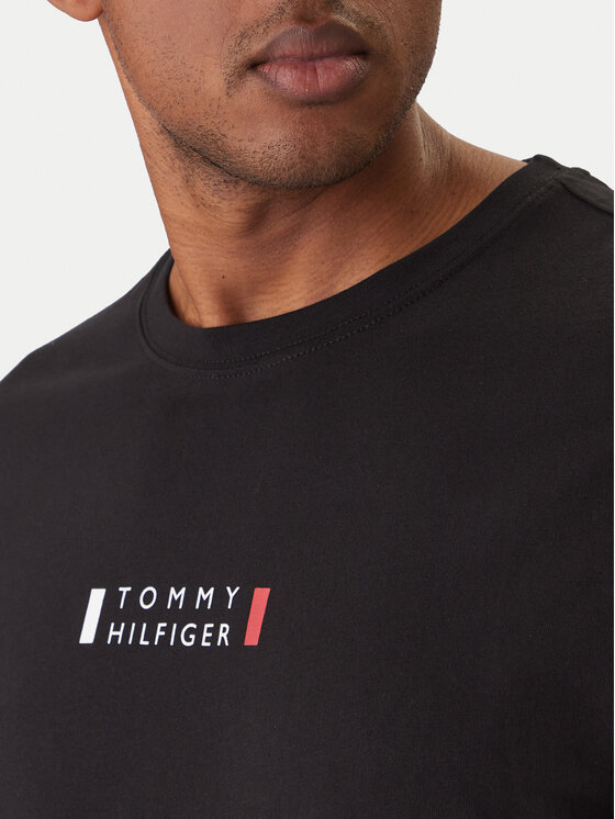 Футболка regular fit Brand Love MW0MW41453 Tommy Hilfiger, черный — фото 4