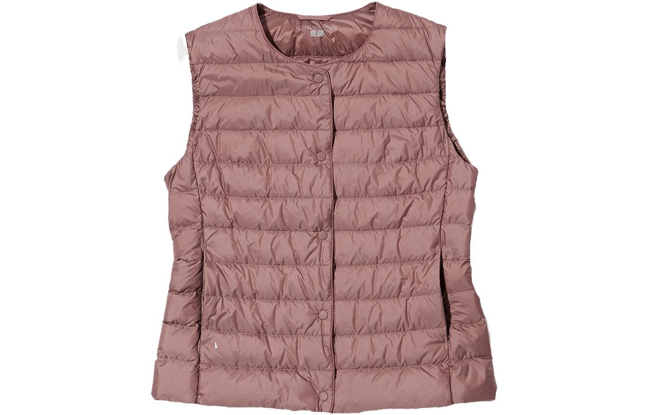 

Жилет унисекс персиково-розовый Uniqlo, розовый