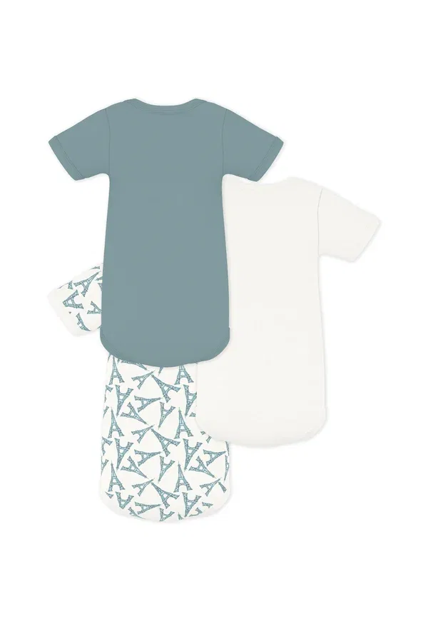 Комплект из 3 боди Petit Bateau, серый — фото 2