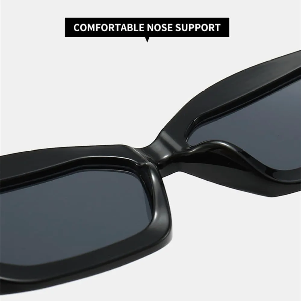 

Солнцезащитные очки неправильной формы для женщин, двухцветные, в стиле ретро для мужчин, с заклепками, градиентные солнцезащитные очки UV400 MTZJH, Yellow