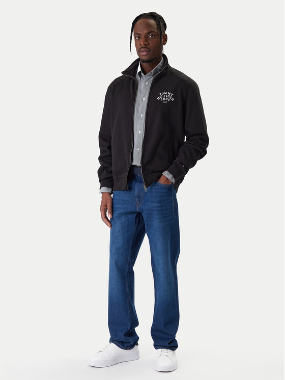 Свитшот regular fit Arch Stand MW0MW41425 Tommy Hilfiger, черный — фото 2