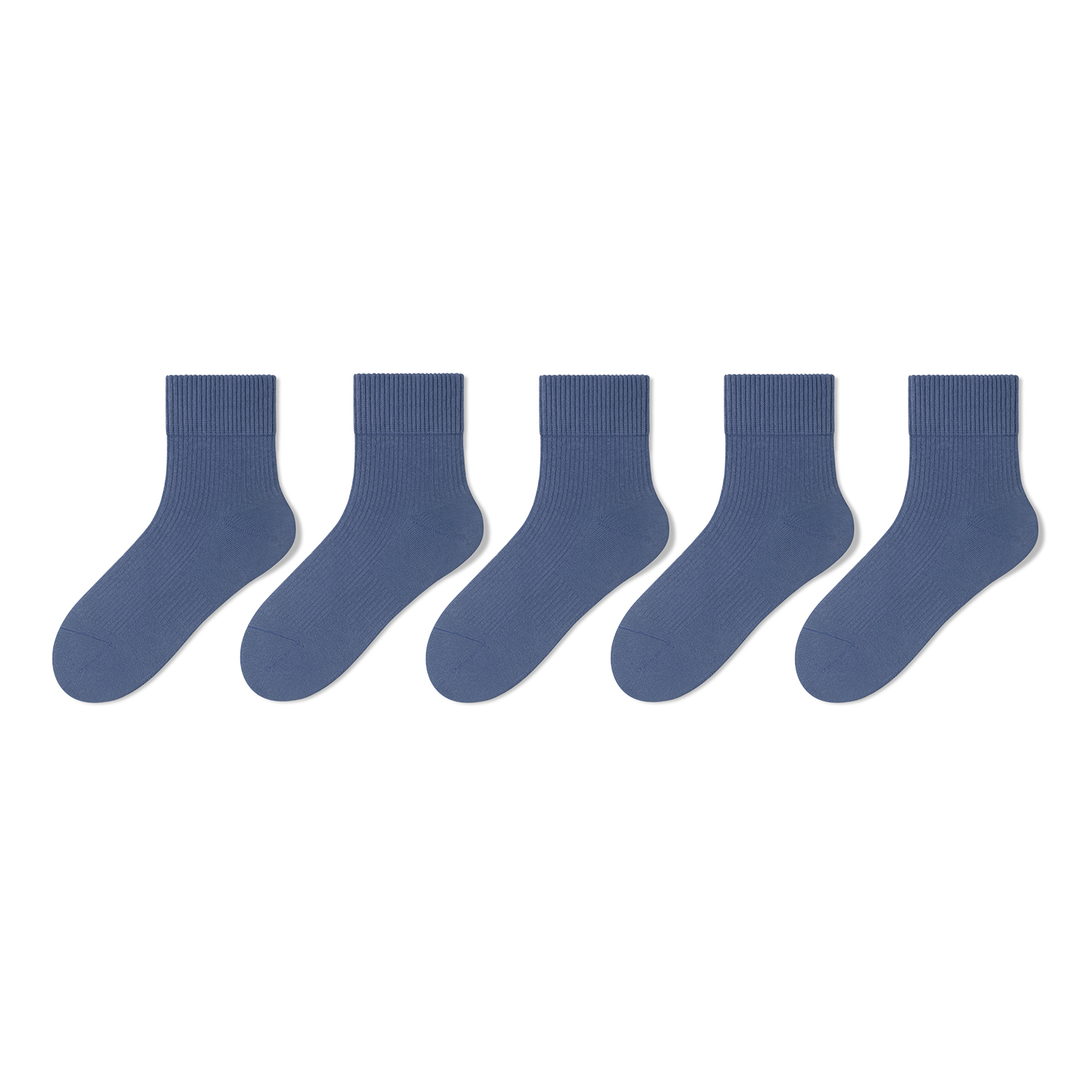 

Носки Crew Unisex, набор из 5 пар MIANZHUWU, 5 pack (5 темно синий)