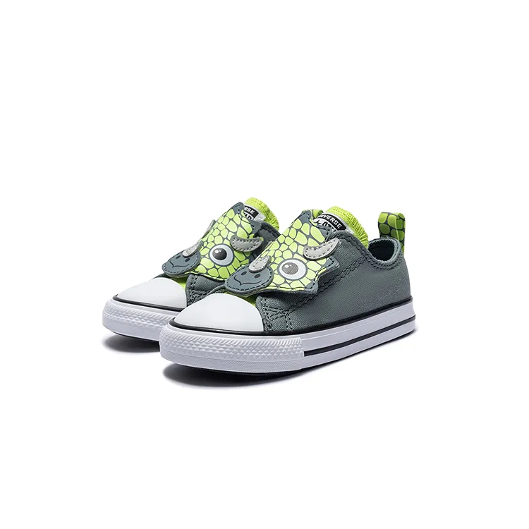 Детские низкие кеды из канваса для детей 3-7 лет Converse, зеленый — фото 4