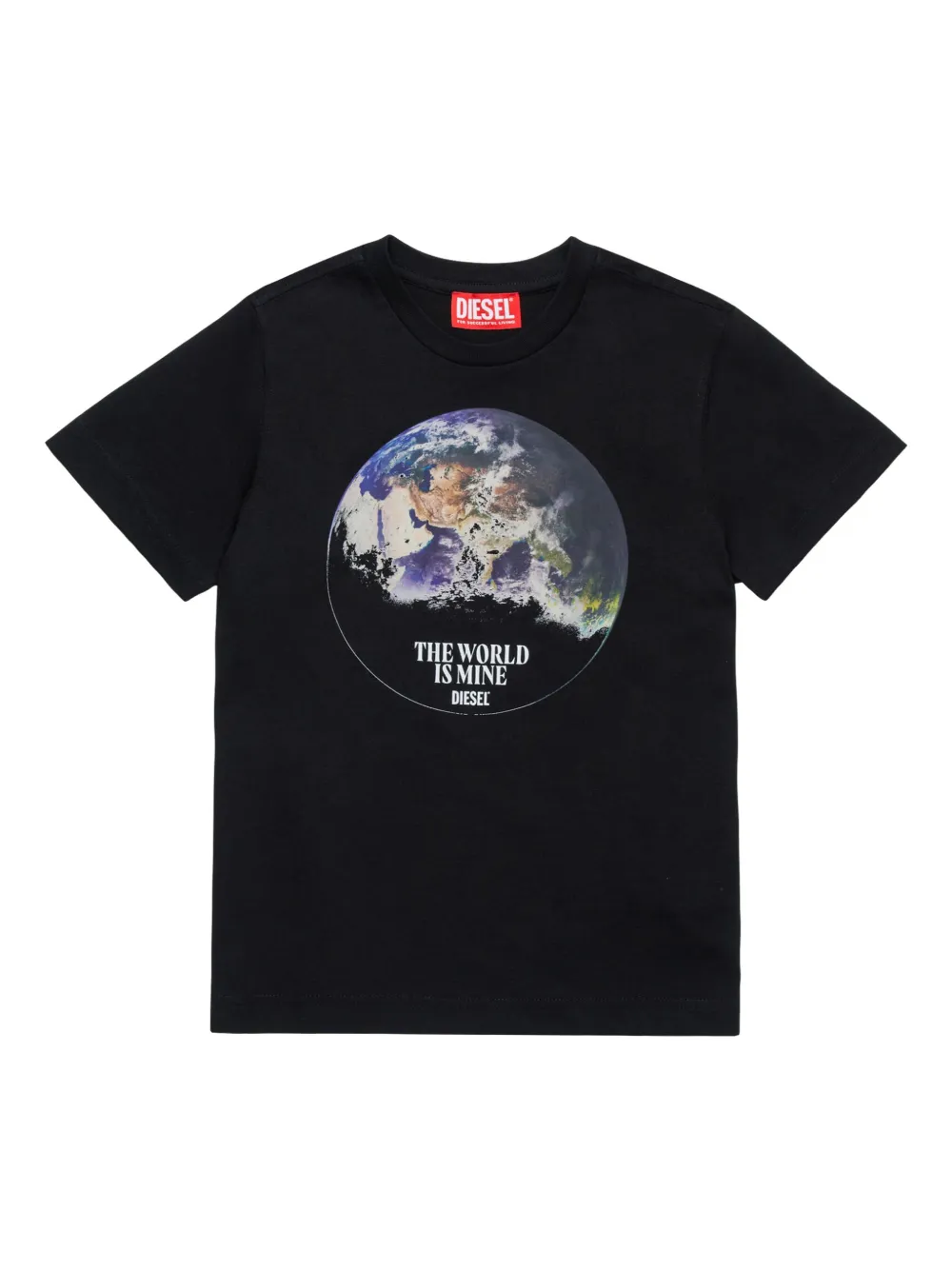 

Футболка с логотипом Diesel Kids, черный