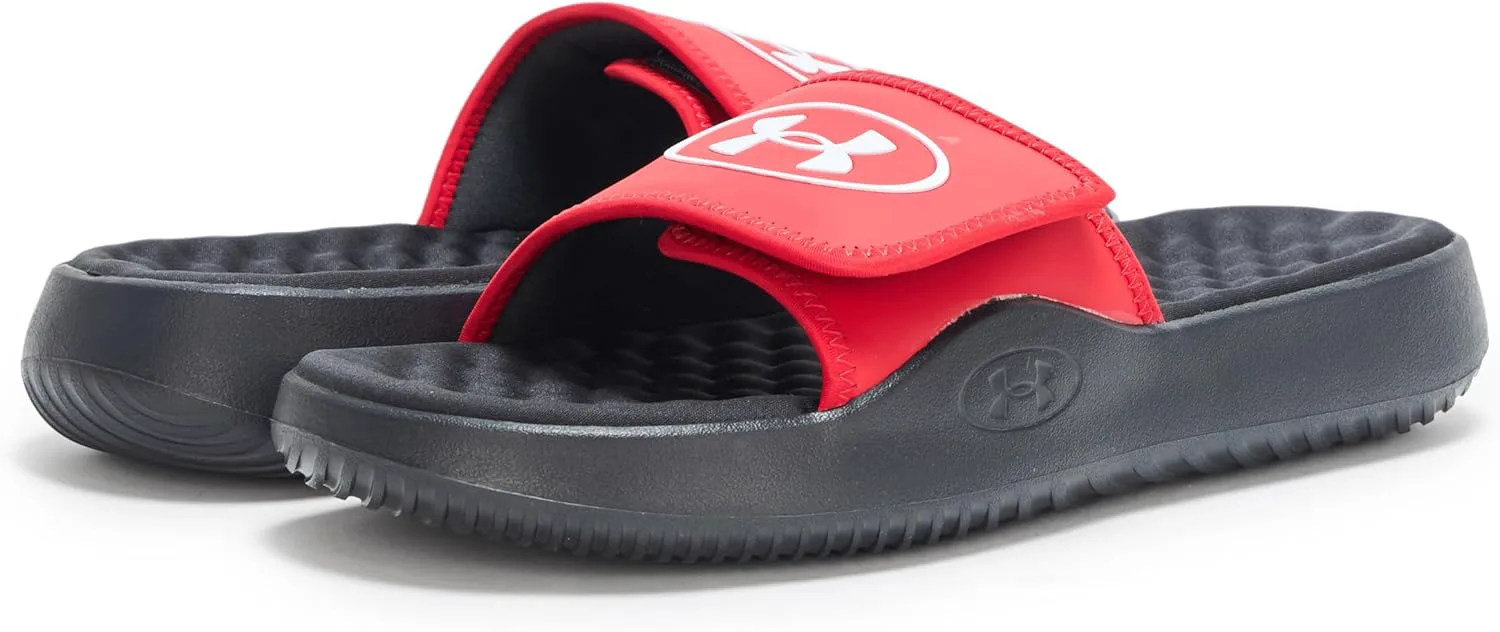 Мужские сандалии Under Armour Ignite Pro 8 Slide, красный/черный — фото 3