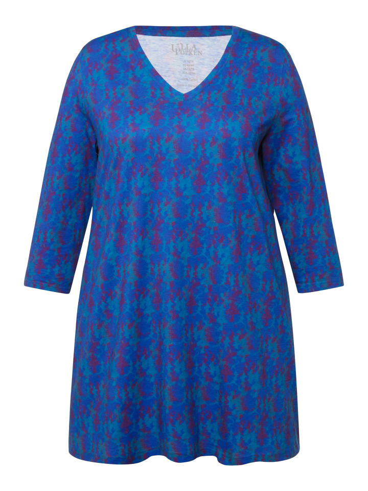 

Футболка Ulla Popken Longshirt, цвет dunkles saphir