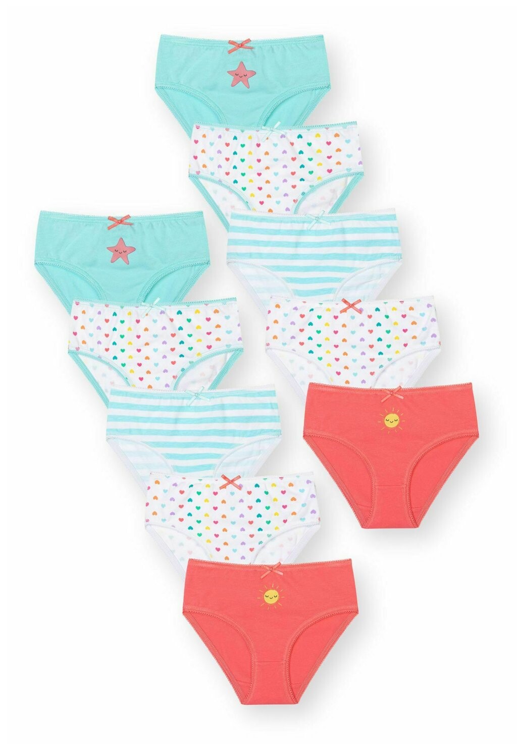 

Трусики 10 PACK KNICKERS MINOTI, зеленый