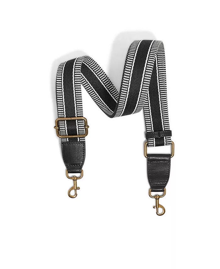 

Полосатый ремешок Web Strap American Leather Co., черный