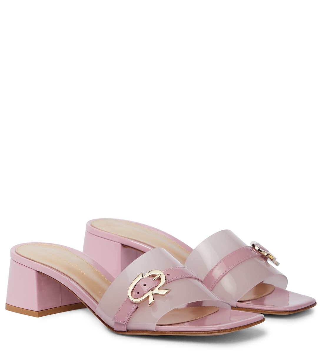 Сандалии из лакированной кожи Gemini Gianvito Rossi, Glaze