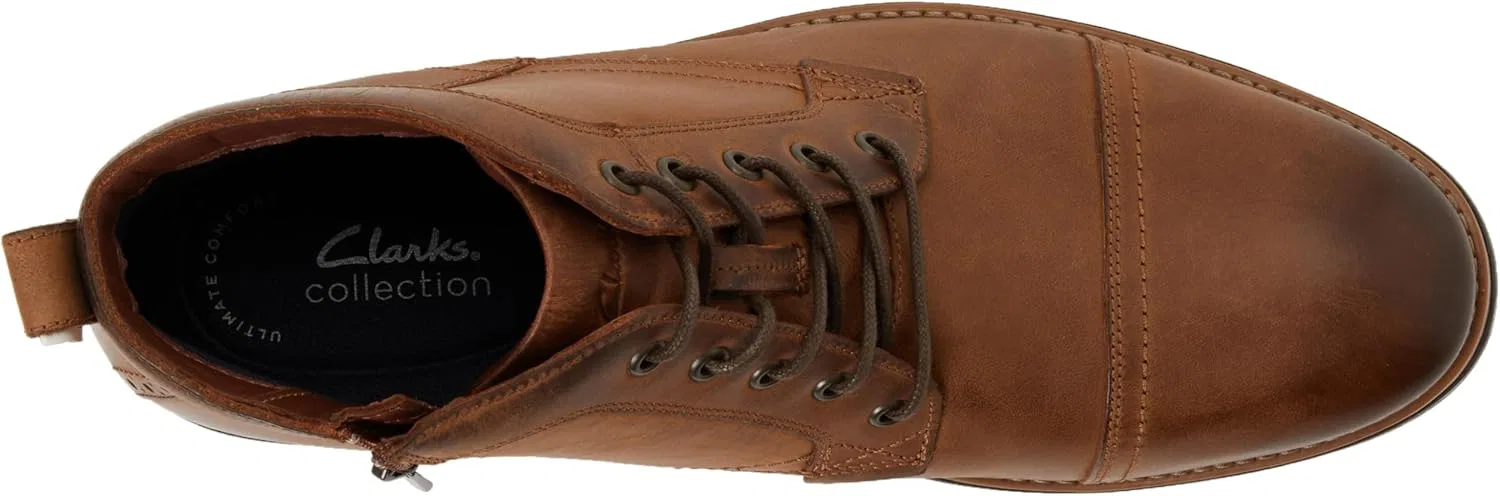 Мужские ботинки Clarks Emmet Zip Chelsea, Navy Knit — фото 3