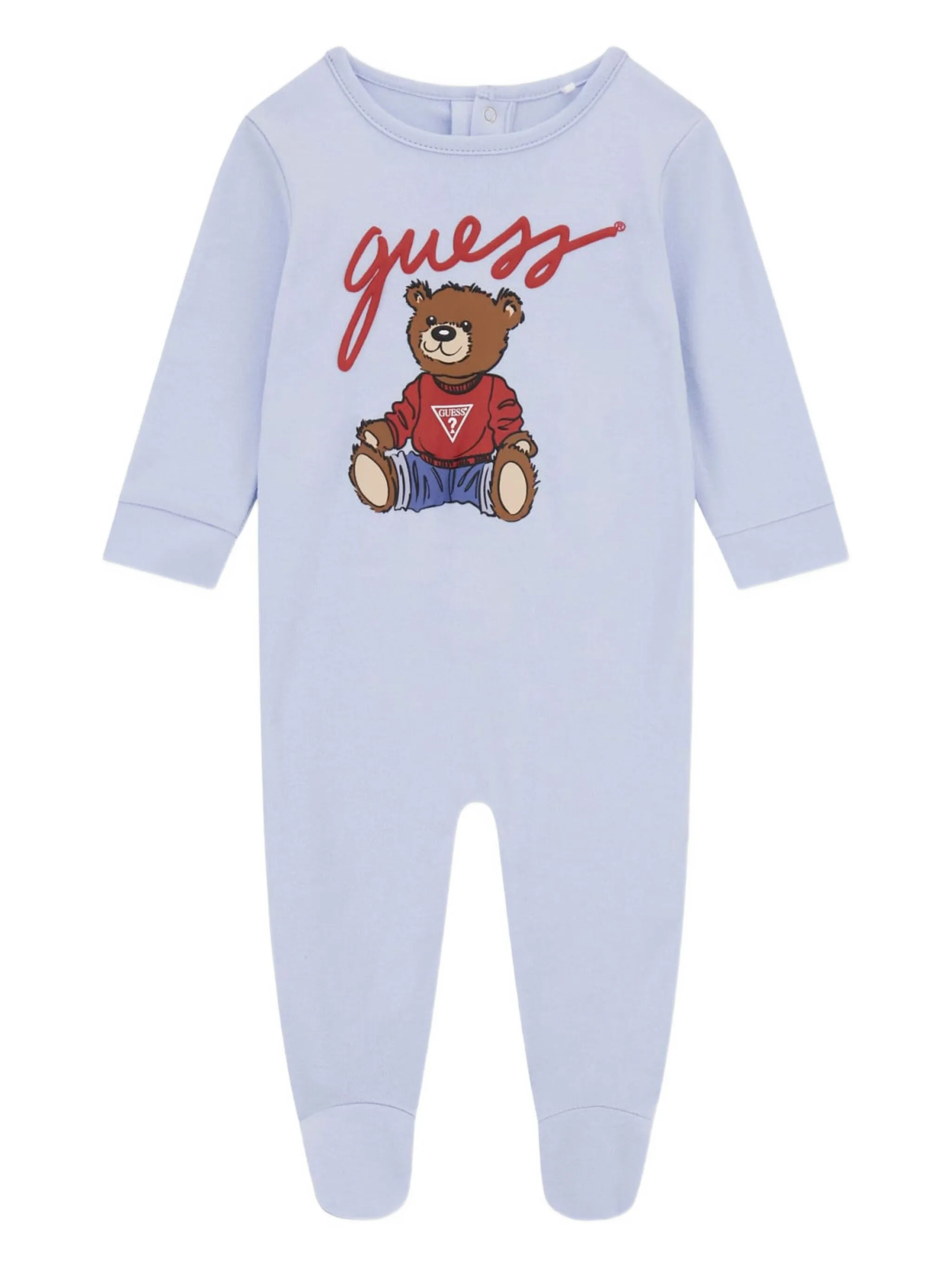 

Комбинезон с аппликацией и принтом Guess Kids, синий
