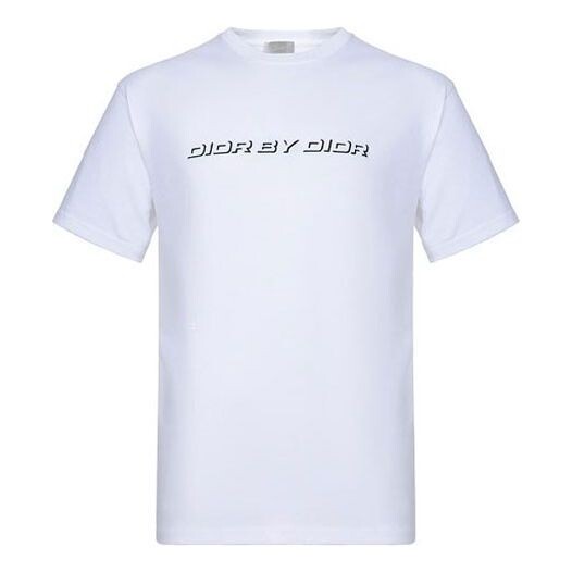 

Футболка homme embroidery logo printing male white Dior, белый