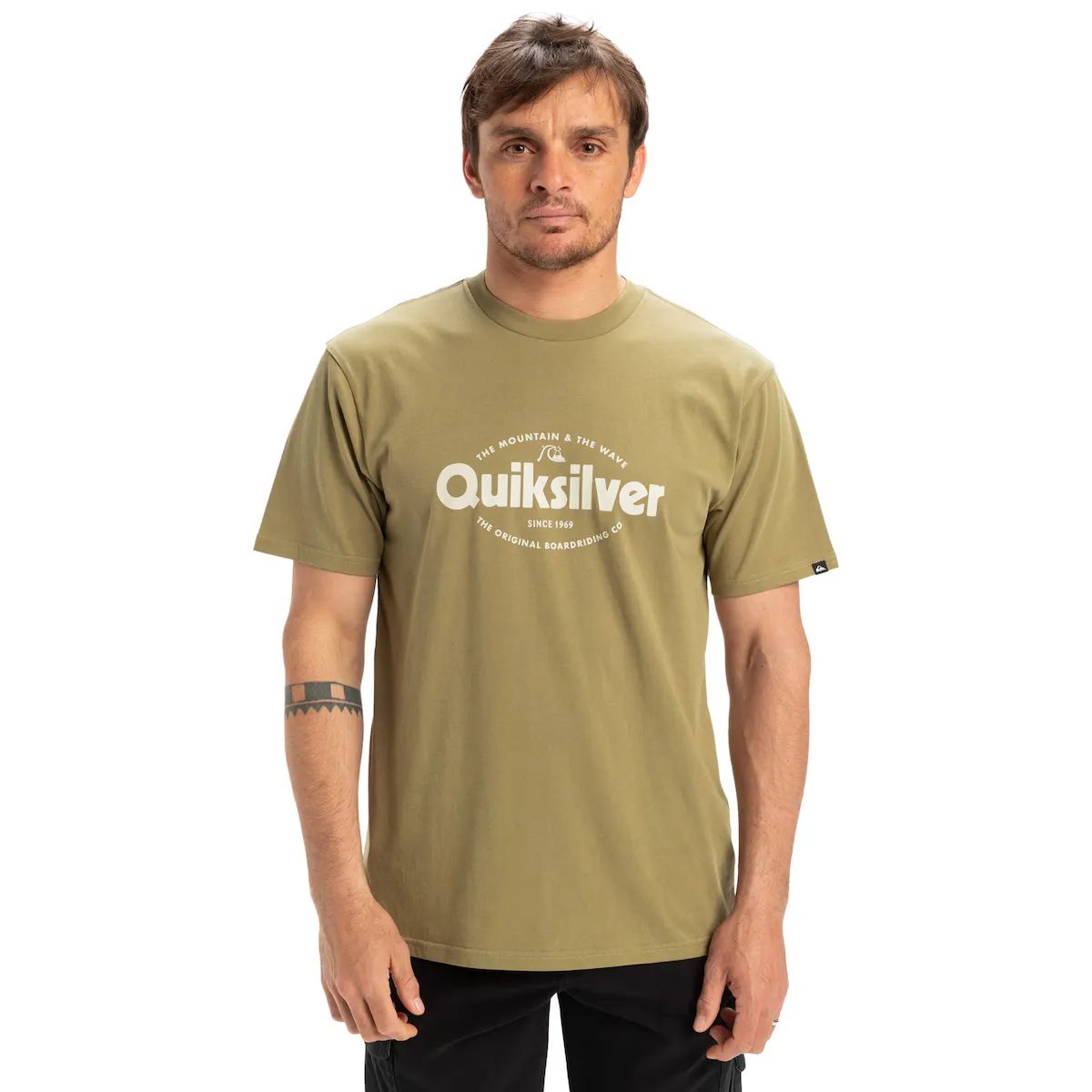 

Мужская футболка Quiksilver Ev Shape All Day, бежевый