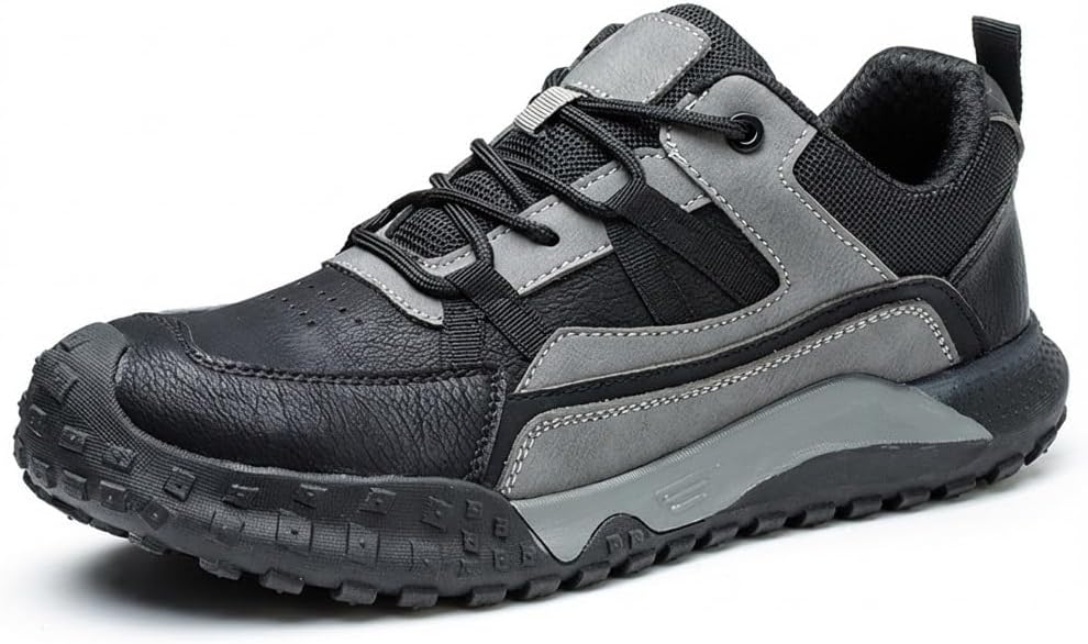 

Мужские защитные кроссовки с композитным носком, низкие, проколостойкие, защита от электрического тока, безметальные, для службы безопасности, коричневые с серым, размер США Flowergirr