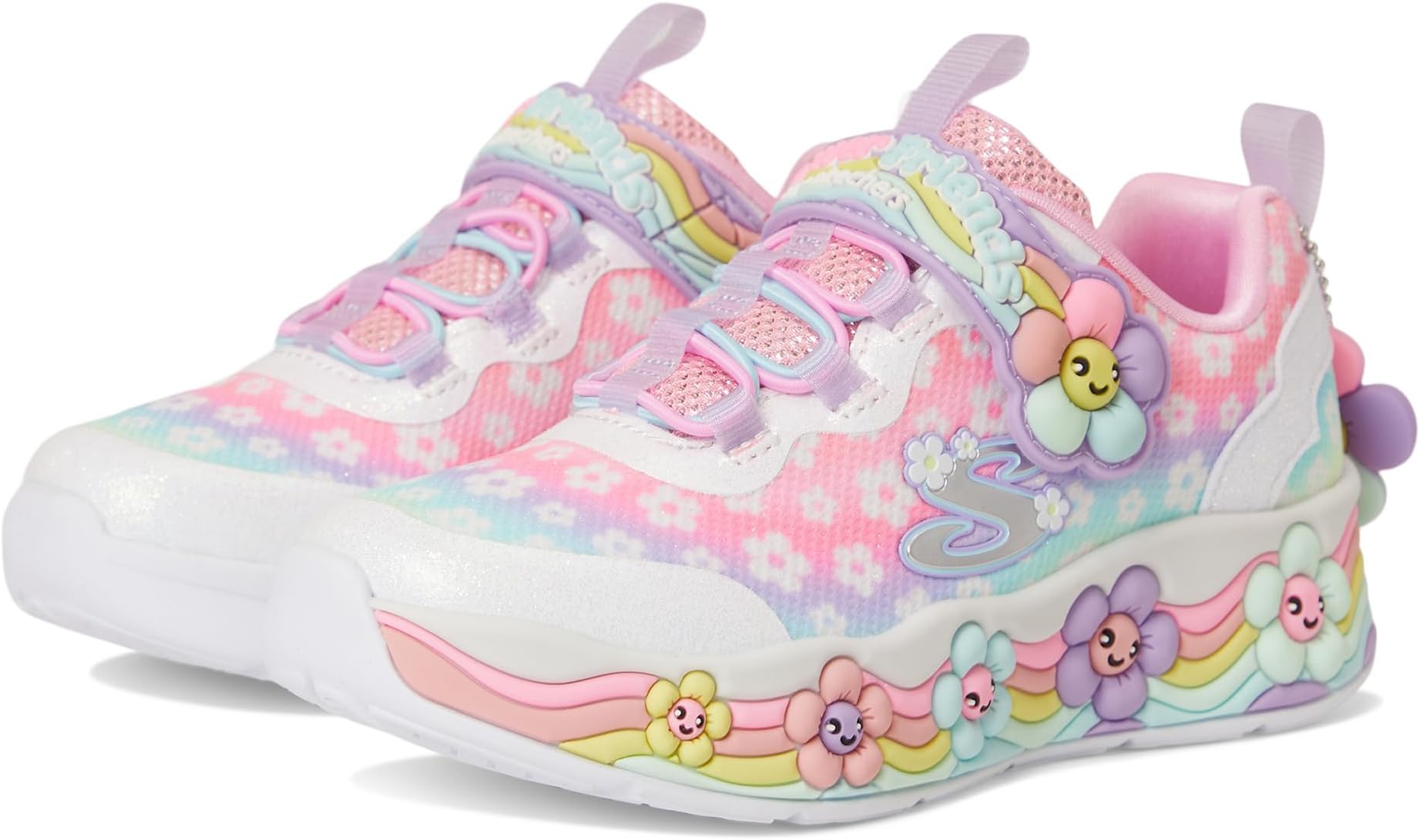 

Кроссовки SKECHERS KIDS Flower Friends 303624L, White/Multi