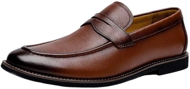 Мокасины кожаные Loafers Brown DHFIRUFSHLO