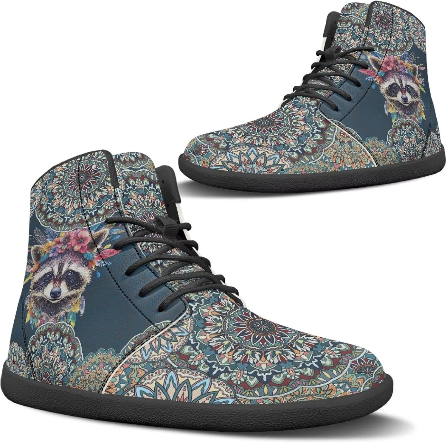 

Мужские широкие высокие кеды-босоножки, женские кроссовки для ходьбы с нулевым уклоном, повседневные кроссовки с амортизированной поддержкой голеностопа, черная подошва, размер 5-13,5 Qoiuvncy