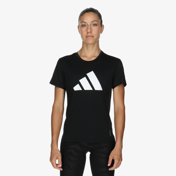 

Футболка беги Adidas, черный