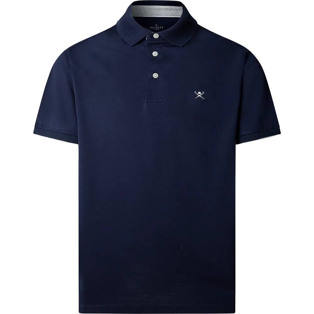 

Поло с коротким рукавом Hackett Multi Trim, синий