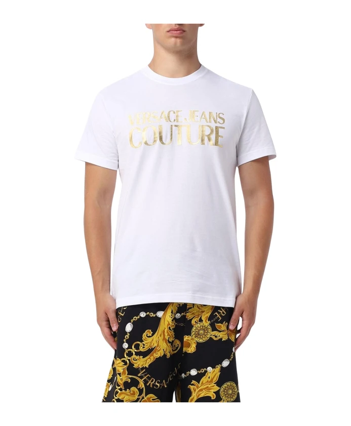 

Футболка с логотипом Couture Versace Jeans Couture, белый