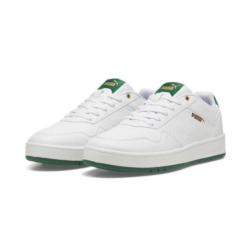 

Кроссовки Court Classic для взрослых PUMA White Vine Gold Green, Серый, Кроссовки Court Classic для взрослых PUMA White Vine Gold Green