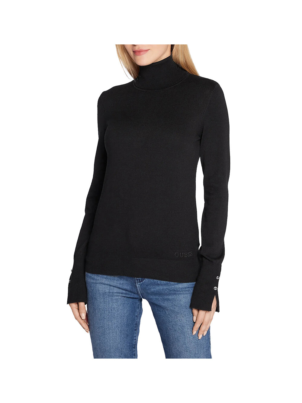 

Черная женская рубашка Guess