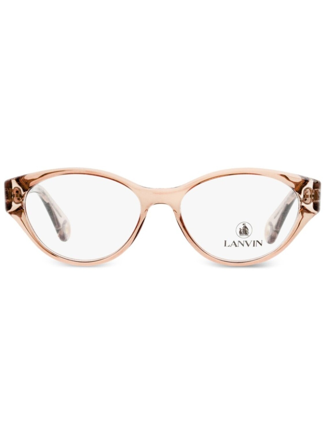 

Очки в овальной оправе Lanvin, розовый