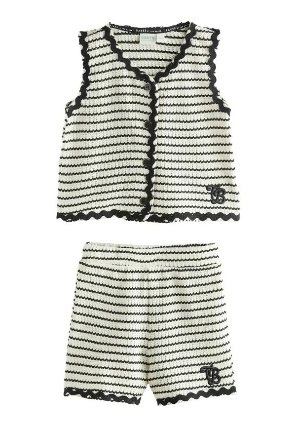 Жилет из двух частей Baker By Ted Baker, Black Ecru