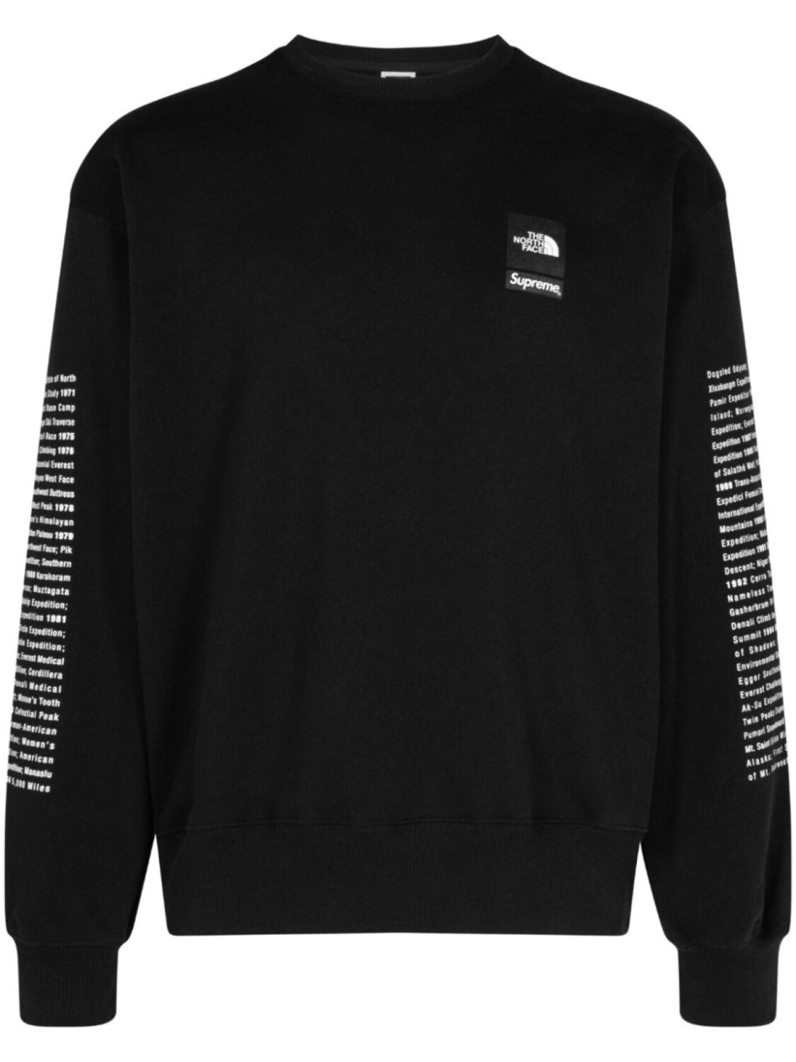 

Толстовка Black из коллаборации с The North Face Supreme, черный