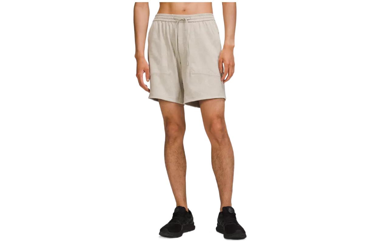 

Мужские шорты для тренировок и повседневной носки свободного кроя Lululemon, marble color