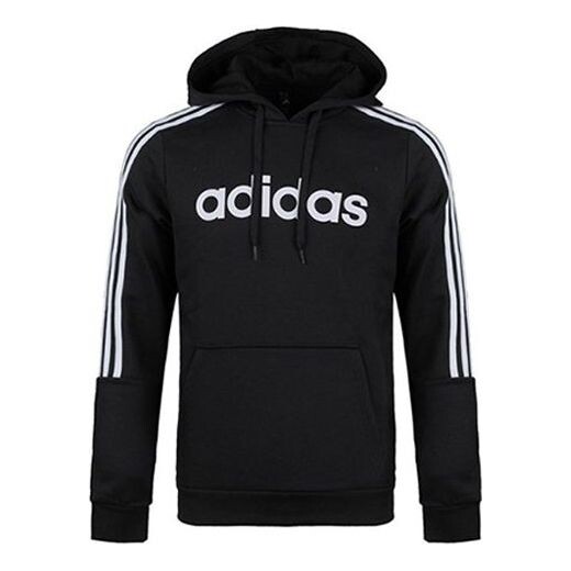 

Толстовка m hd sweat knit fleece lined pullover black Adidas, черный