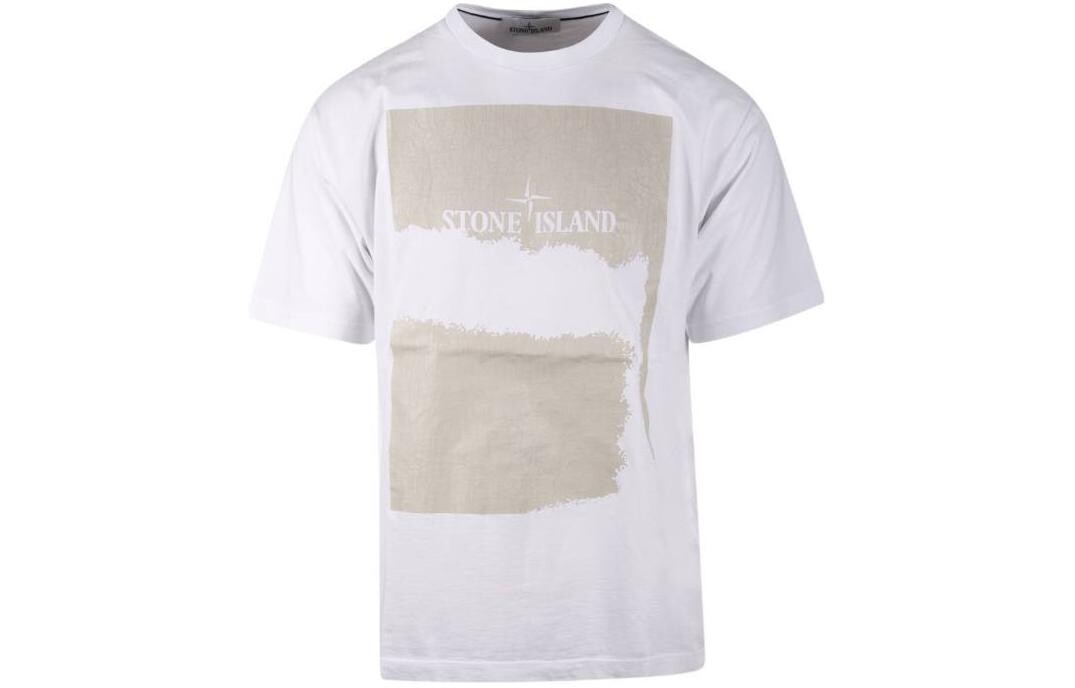 

Футболка мужская белая Stone Island, белый