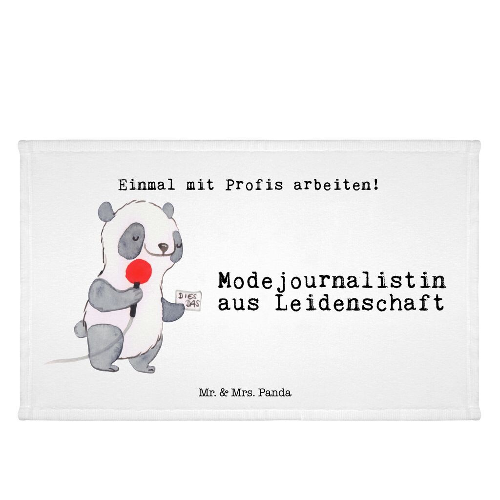 

Полотенце для гостей Mr. & Mrs. Panda Fashion Journalist Passion — белое — подарок, спасибо, дорожное полотенце, пожертвование, пенсия, гостевое полотенце, репортер, обучение, белый