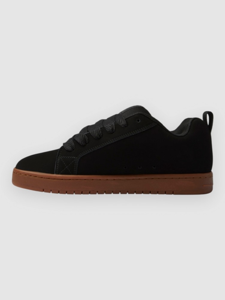 Кеды DC Court Graffik Skateschuhe, black/gum — фото 3