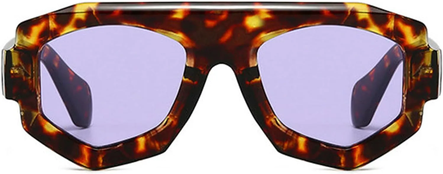 

Хелена Модные винтажные очки в толстой оправе, черные, для мужчин и женщин, в стиле ретро, ​​дизайнерские, для активного отдыха, солнцезащитные очки-пилот helena, C8