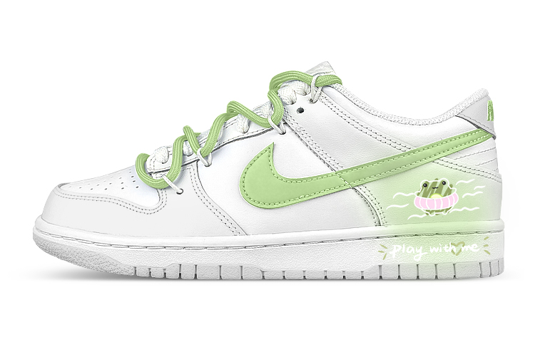 

Кроссовки Nike Dunk Skateboard Shoes Men Low-Top White/Green