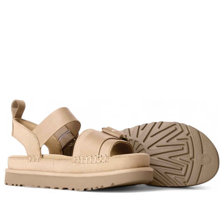 Сандалии (WMNS) UGG Goldenstar Villa Sandals 'Mustard Seed', желто-коричневый — фото 3