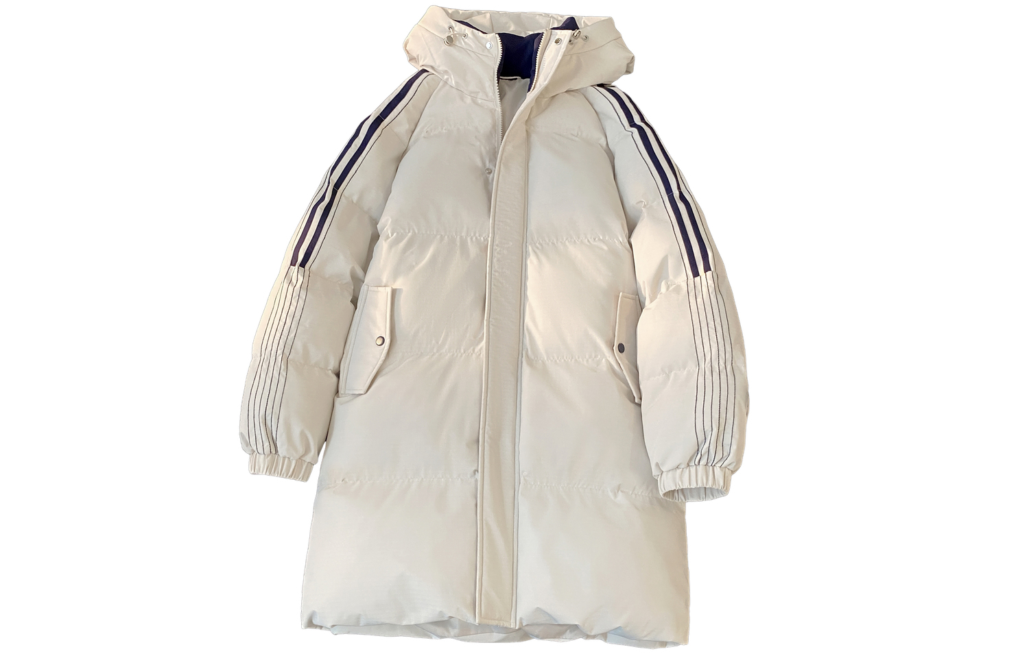 

WARRIOR Пуховик унисекс Huichao Open Ended Smile Collection, Apricot[Thickened Mid-Length]